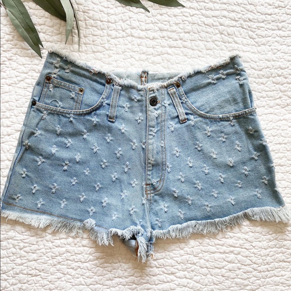 VINTAGE Cotton Blossom Cut Off Shorts